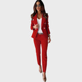 Цветара - Двуредно сако с изразен силует