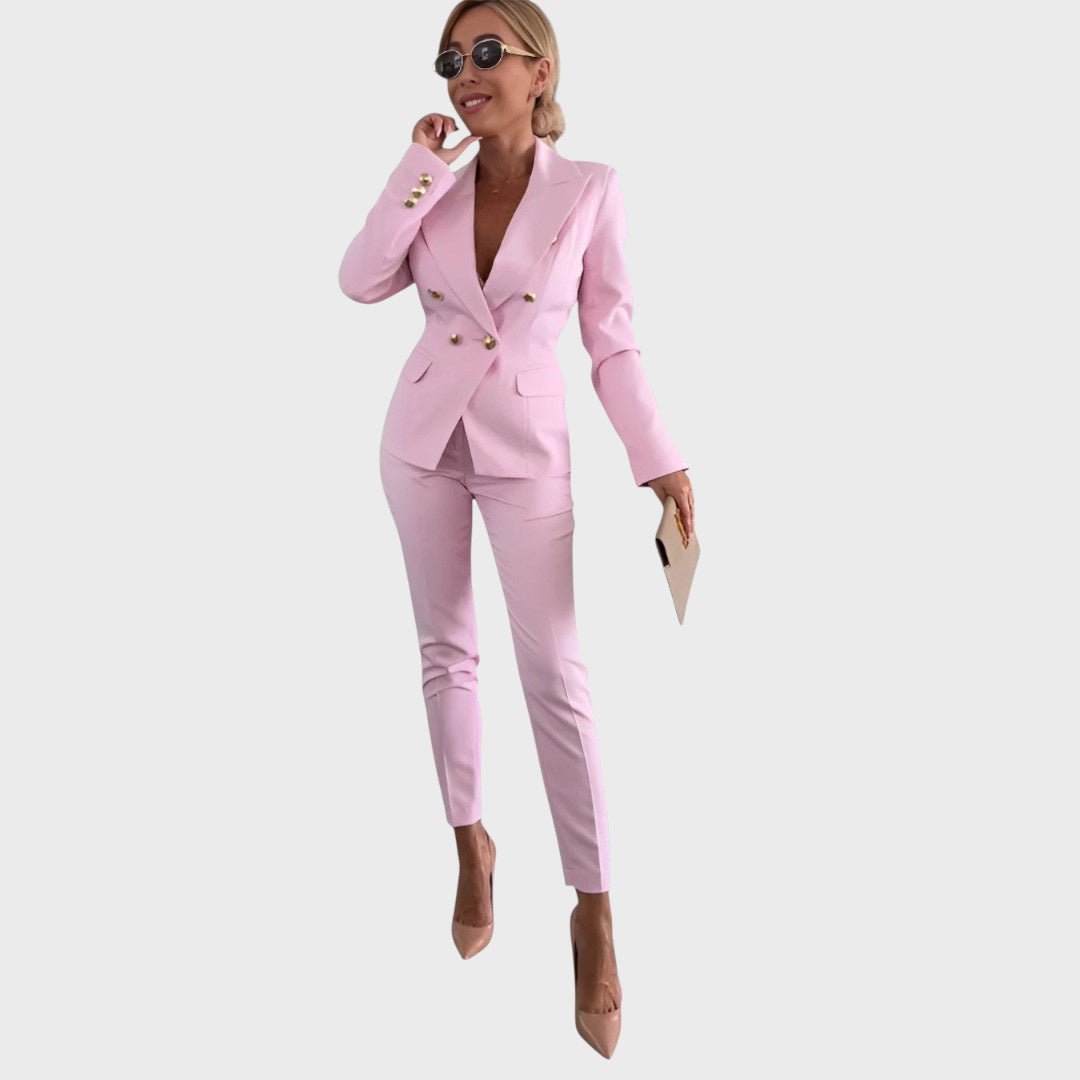 Цветара - Двуредно сако с изразен силует