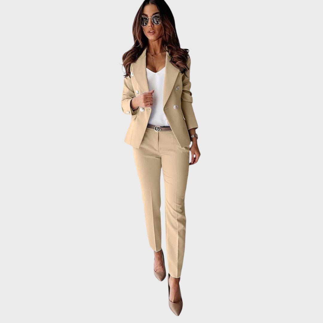 Цветара - Двуредно сако с изразен силует