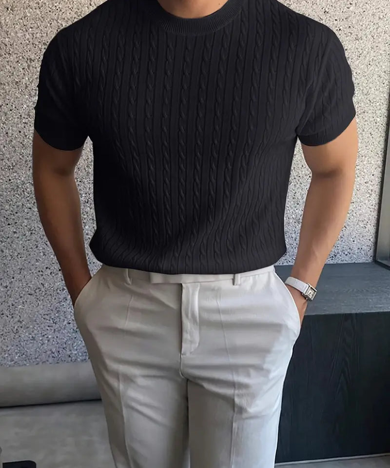 Борели - Пуловер с къс ръкав