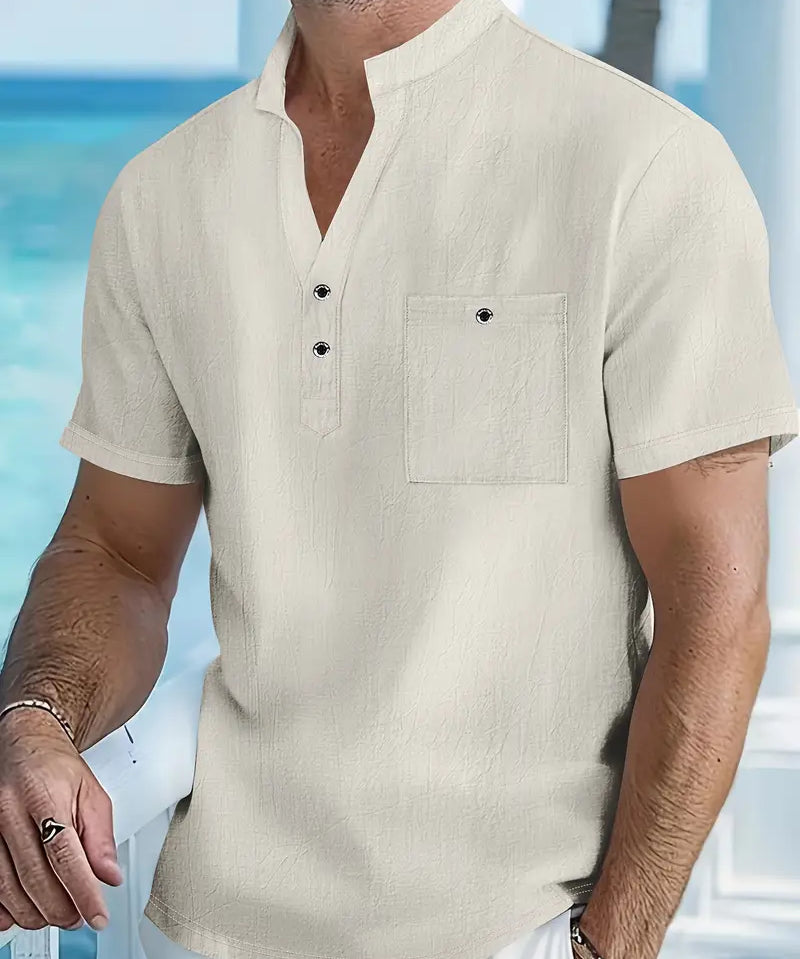 Богкор - Риза с къс ръкав и копчета