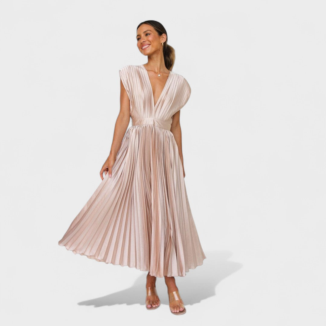 Здравка - Елегантна миди рокля