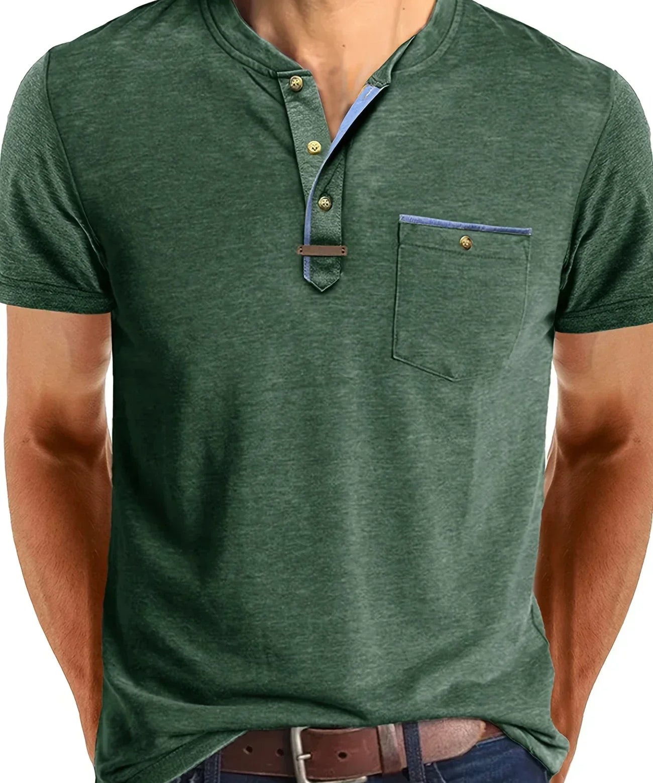 Бортар - Тениска с копчета и джоб