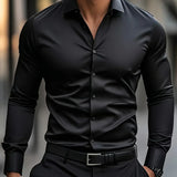 Валрил - Елегантна вталена риза с дълъг ръкав