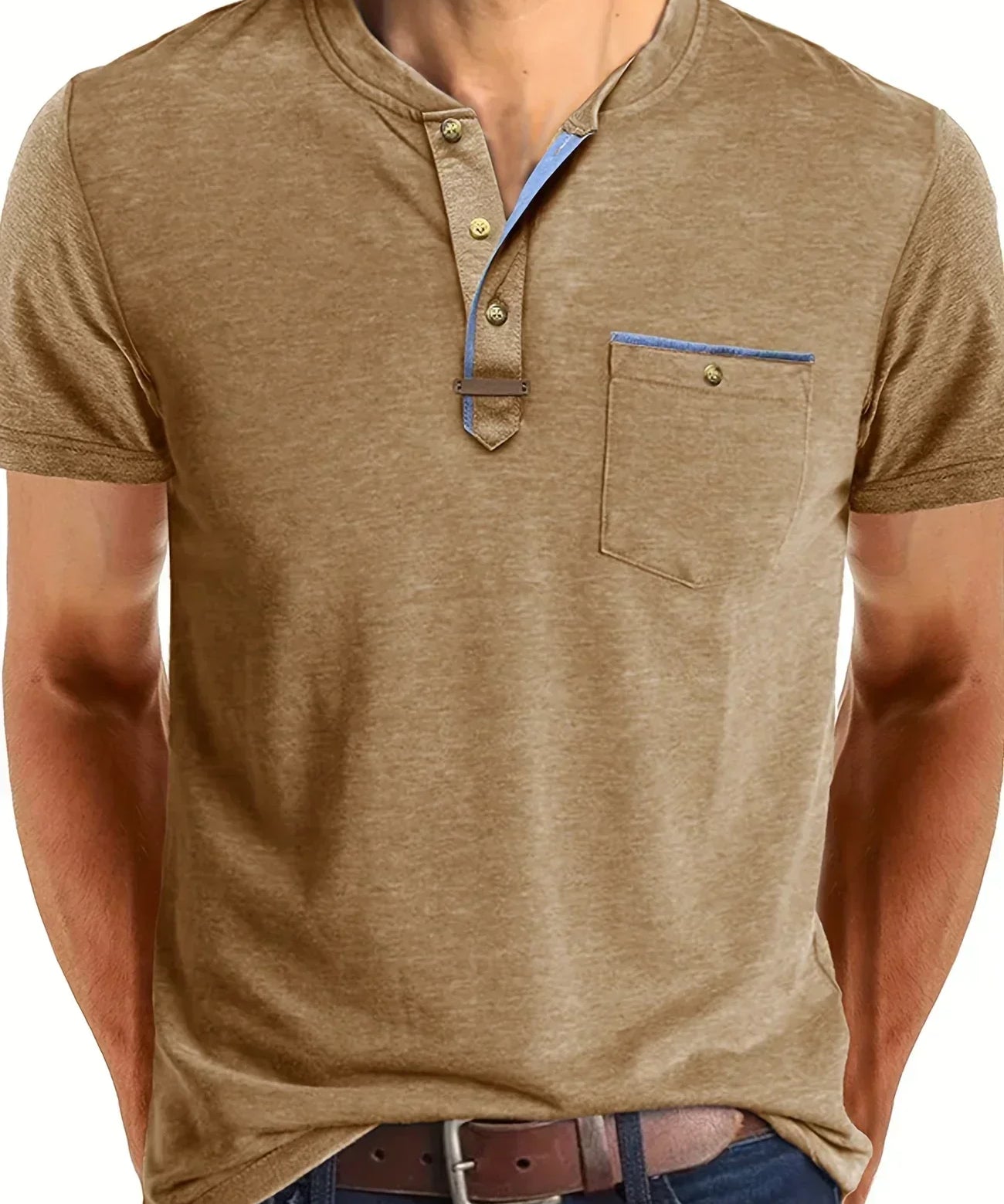 Бортар - Тениска с копчета и джоб