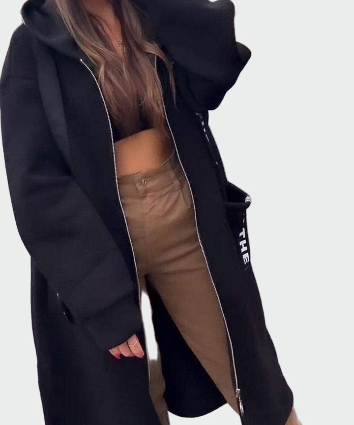 Реялиа - Дълго палто с качулка