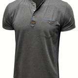 Бортар - Тениска с копчета и джоб