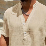 Богпре -Лятна риза с V-образно деколте