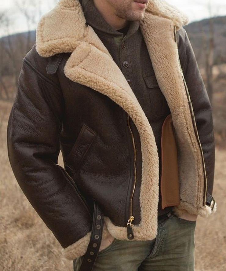 Елбог - Премиум яке от агнешка кожа