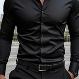 Валрил - Елегантна вталена риза с дълъг ръкав