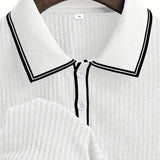 Валел - Елегантно поло с къси ръкави