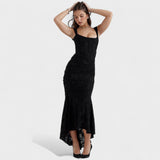 Недка - Романтична силуетна рокля