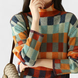 Хилена - Кашмирен пуловер с яка