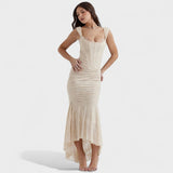 Недка - Романтична силуетна рокля