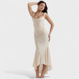 Недка - Романтична силуетна рокля