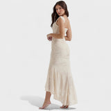 Недка - Романтична силуетна рокля