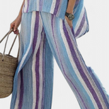 Селара - Комплект от раирани панталони и тениска