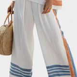 Тамара - Комплект от раирани панталони и тениска