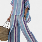 Селара - Комплект от раирани панталони и тениска