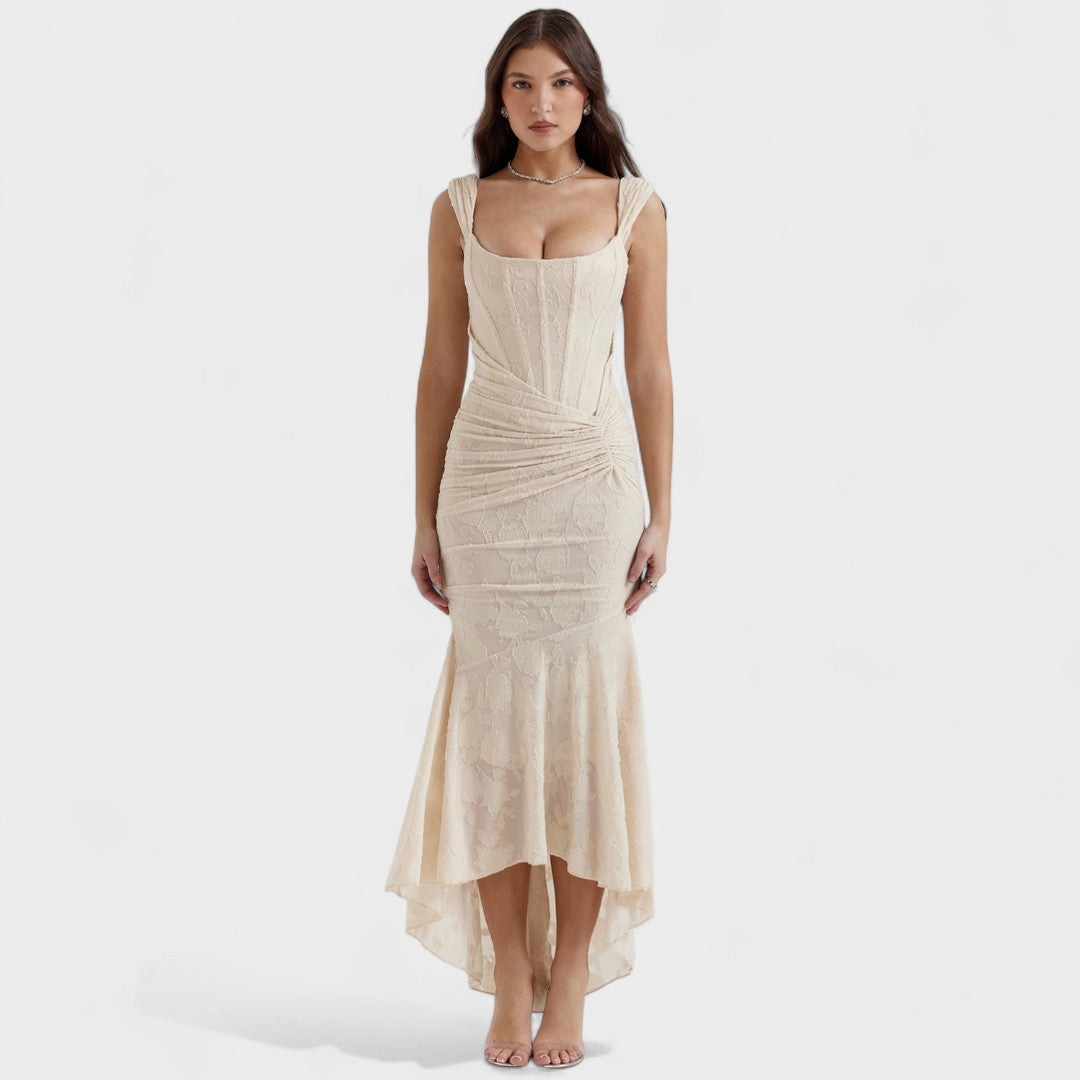 Недка - Романтична силуетна рокля