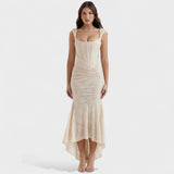 Недка - Романтична силуетна рокля