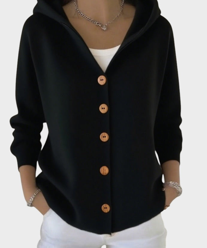 Юрия - Елегантно плетено яке с дълъг ръкав