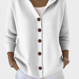 Юрия - Елегантно плетено яке с дълъг ръкав