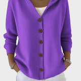 Юрия - Елегантно плетено яке с дълъг ръкав