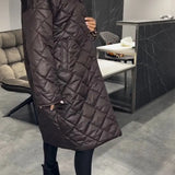 Виола – Обратимо стегнато палто с леопардова подплата