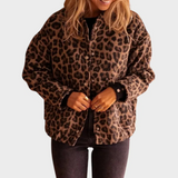 Силвия – Елегантно яке с леопардов принт