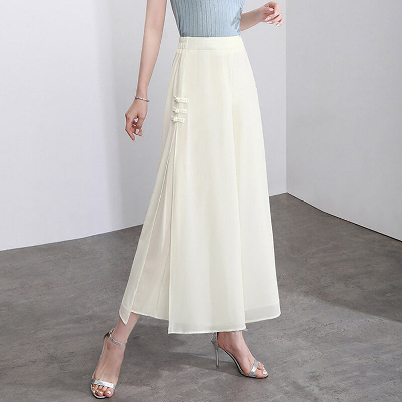 Шавелия - Панталон от шифон с по-широки крачоли