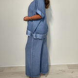 Зарсар - Ежедневен комплект от две части с V-образно деколте