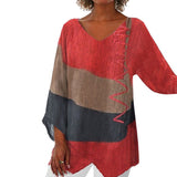 Зарел - Дамски топове от естествен лен с класическа кройка