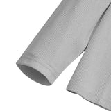 Зартор - Мъжки комплект от суитшърт с вафелна плетка и панталони с прав крак