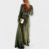 Зора - Дълга рокля на точки